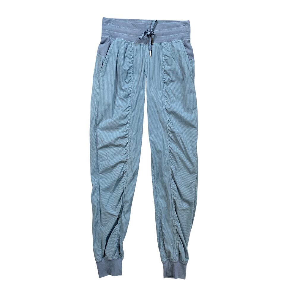 Lululemon Pants Womens 2 Delft Ruched Dance Studio Drawcord Pockets Joggers
